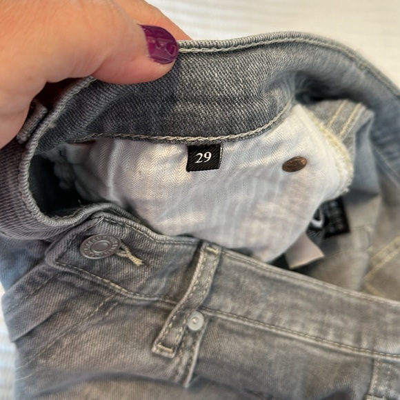 7 for all Mankind cropped straight jeans - Picture 6 of 7